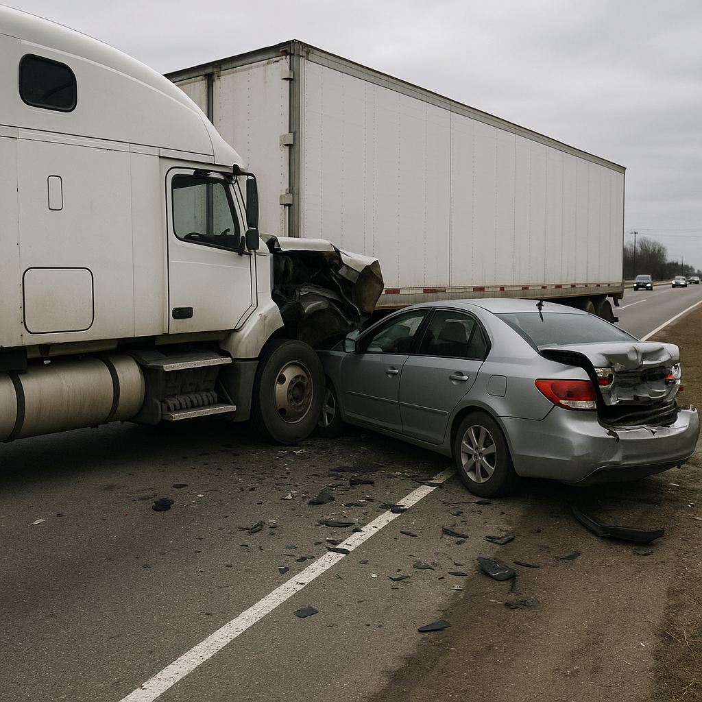 first day affects weeks truck crash illustration for How the First Day Affects the Weeks After a Truck Crash