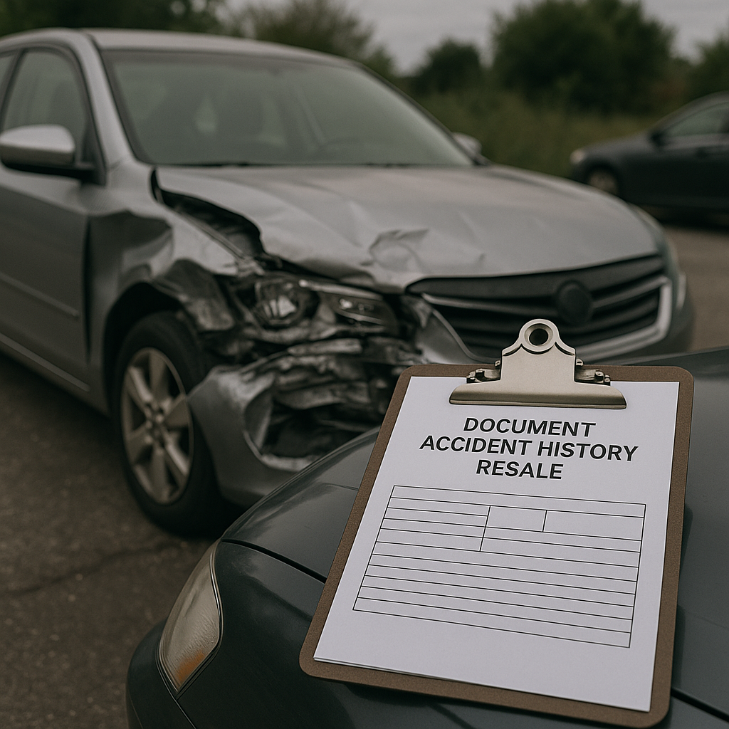 document accident history resale illustration for How to Document Accident History for Resale