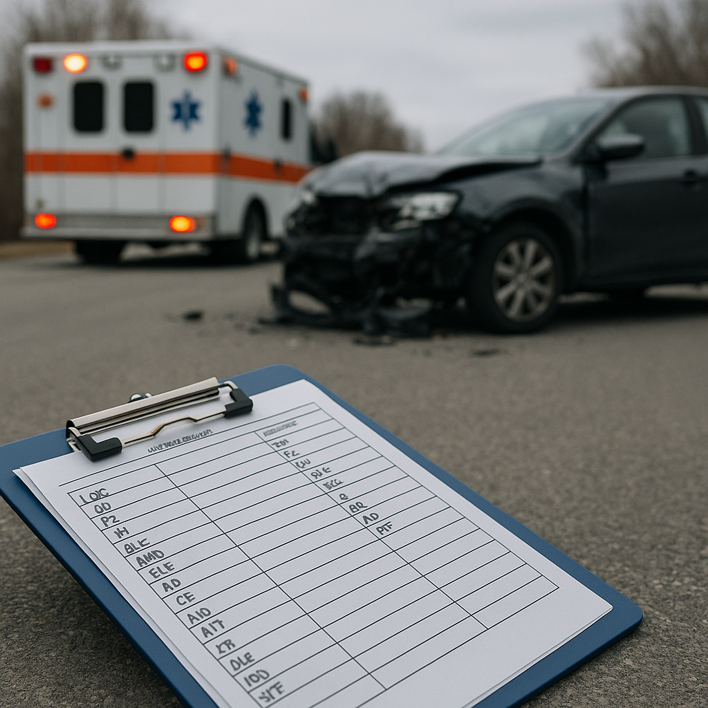 medical abbreviations after accident illustration for Medical Abbreviations That Appear After Accidents