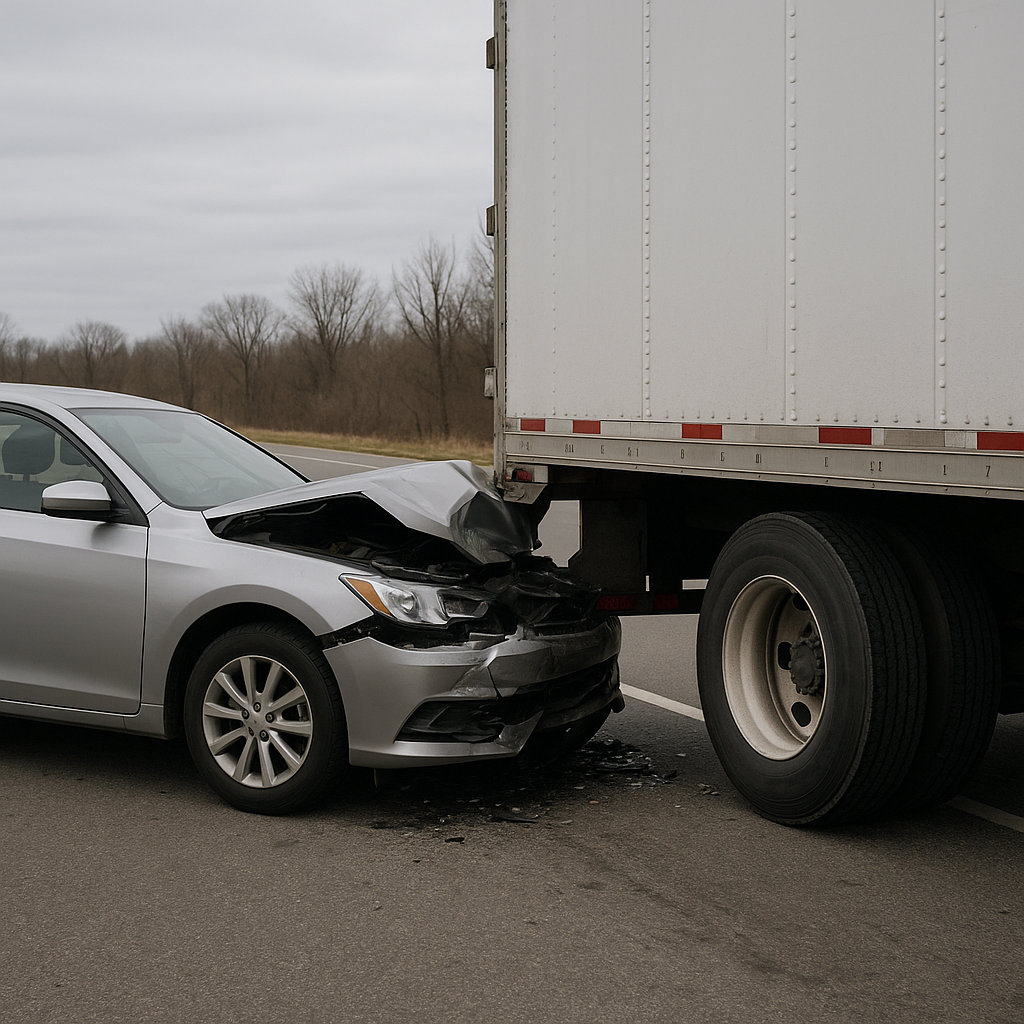 feel fine after truck accident illustration for What to do if you feel fine right after a truck accident