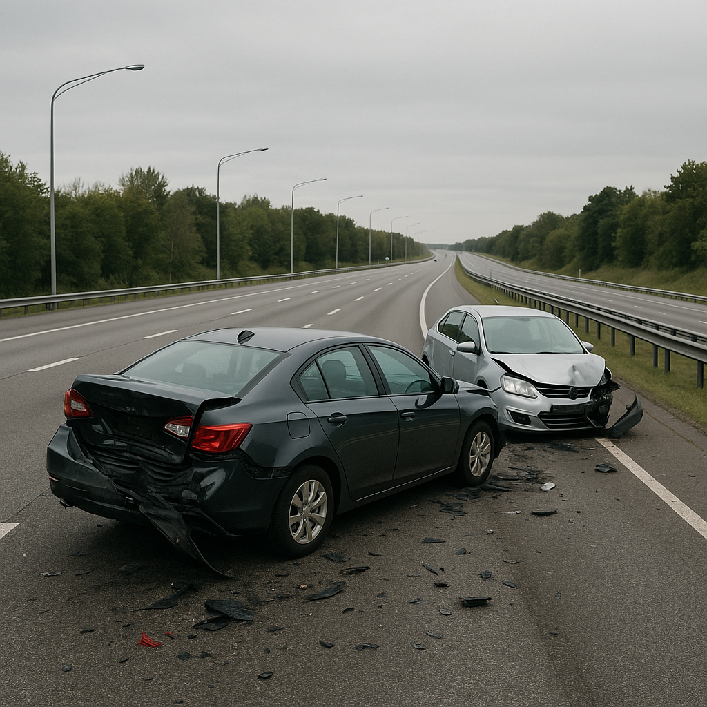 highway crash first day illustration for What to Expect if the Crash Happens on a Highway