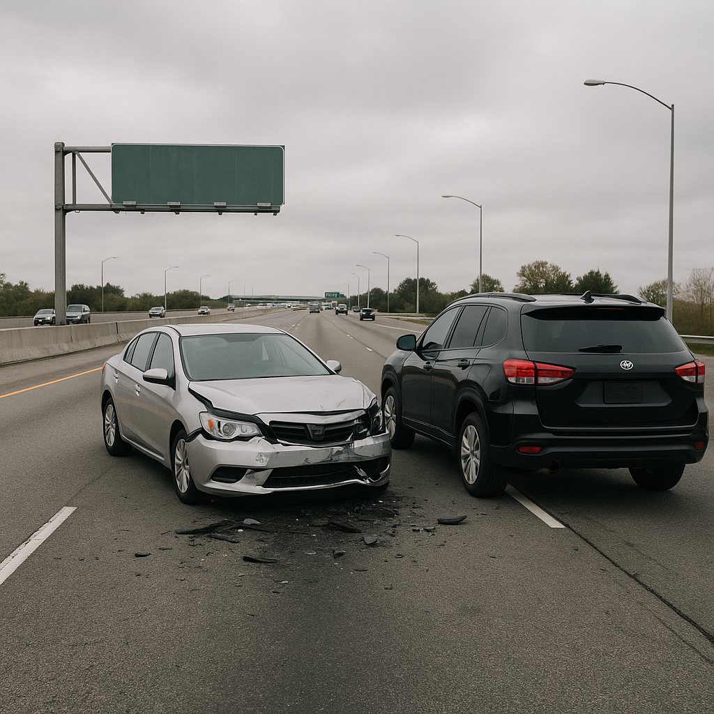 accident happened on freeway illustration for What if my accident happened on the freeway